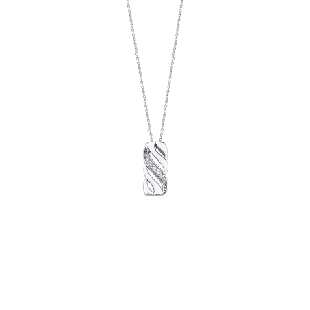Elegantní náhrdelník zdobený jemnými brilianty