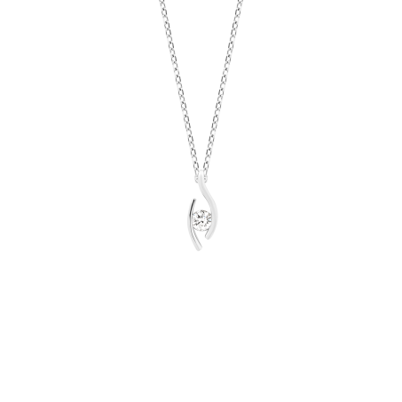 Elegantní náhrdelník s briliantem